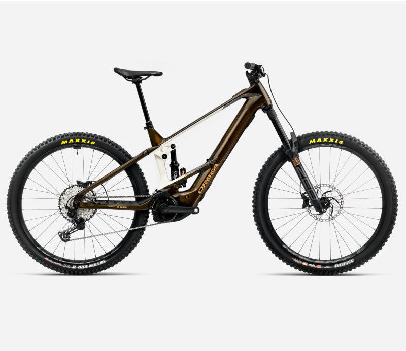 Orbea Wild M20 M Caramel Carbon View Cream White