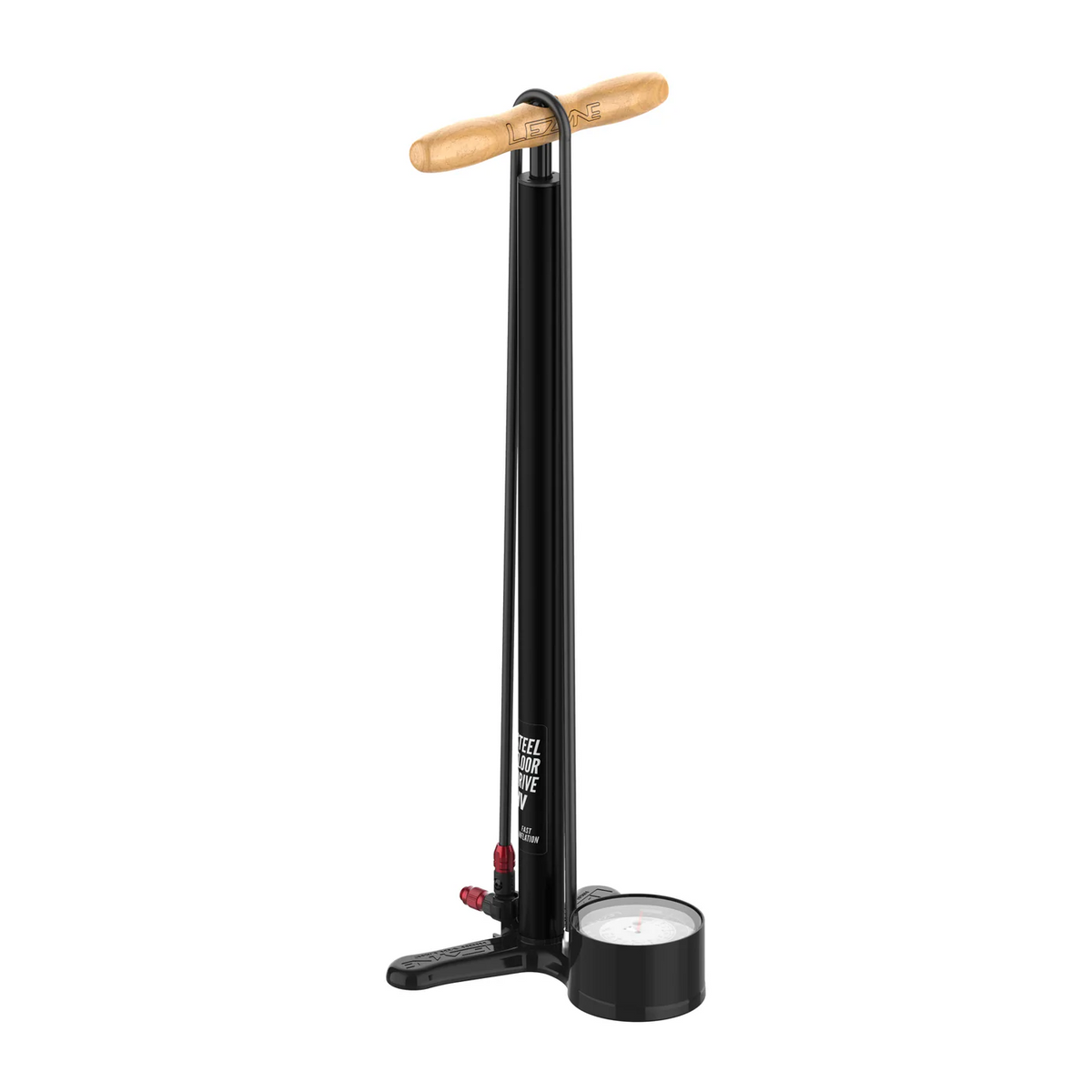 Помпа LEZYNE Steel HV Floor Drive 3.5 — Flat Black Black