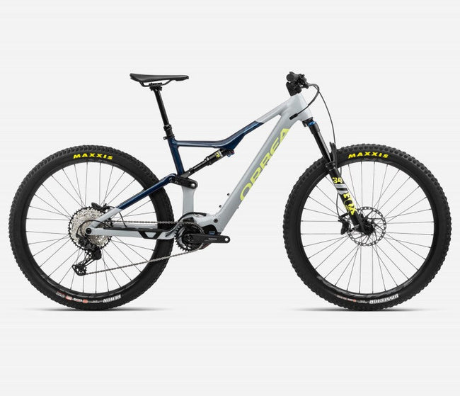 Електрически велосипед ORBEA RISE H20 L Iceberg Grey-Moondust Blue