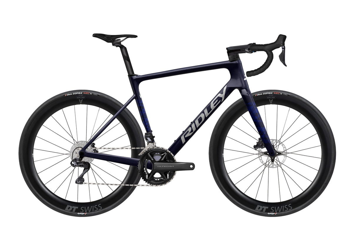 Шосеен велосипед Ridley Falcn Ultegra Di2 — 2026 — Dark Indigo / Silver