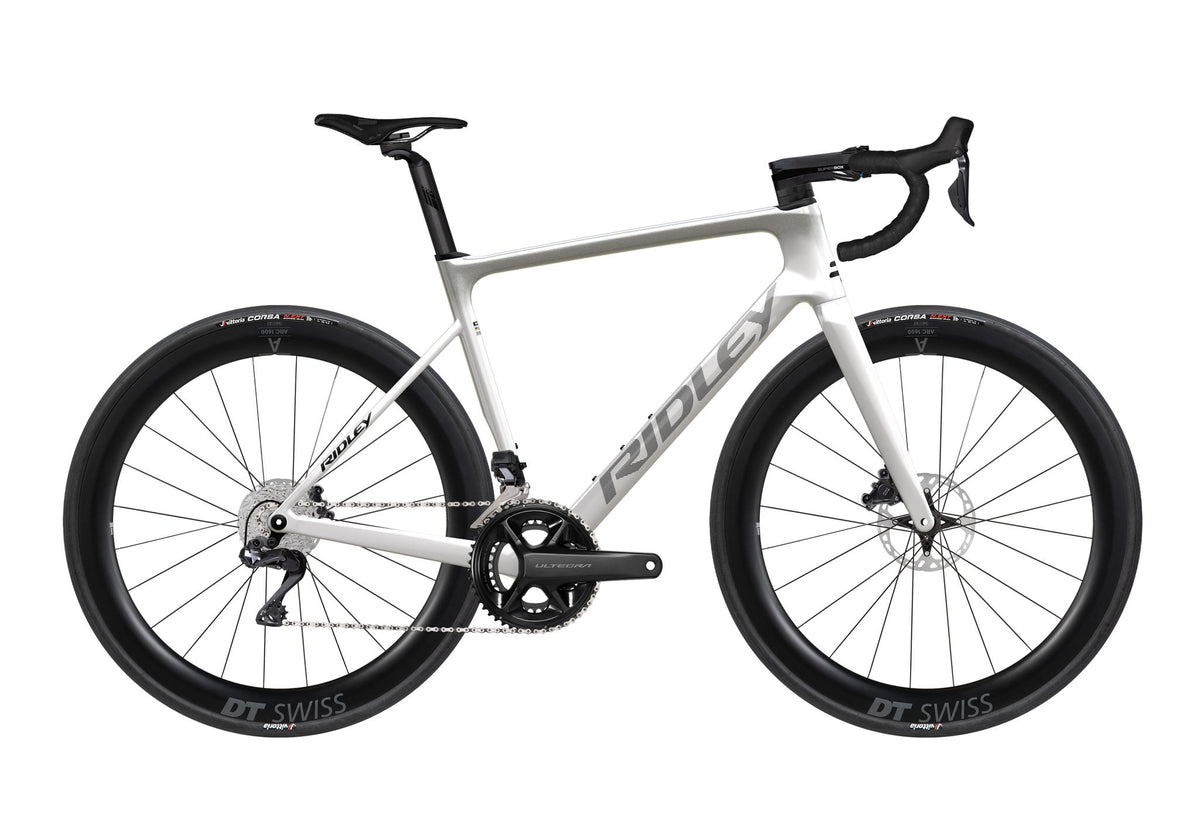 Шосеен велосипед Ridley Falcn Ultegra Di2 — 2026 — Pearl White/Silver