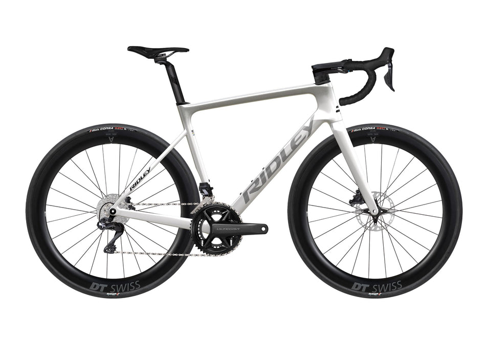 Шосеен велосипед Ridley Falcn Ultegra Di2 — 2026 — Pearl White/Silver