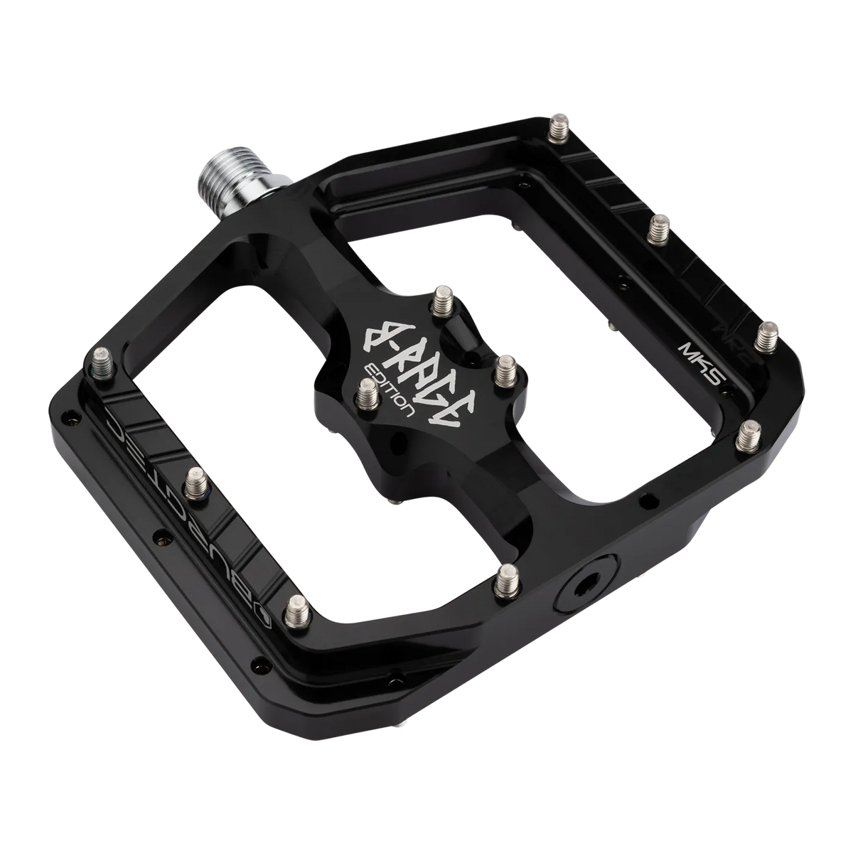 BURGTEC Penthouse Flat MK5 B-­Rage Edition Pedals ­Burgtec Black