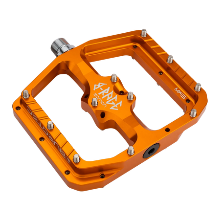 BURGTEC Penthouse Flat MK5 B-­Rage Edition Pedals ­Iron Bro Orange