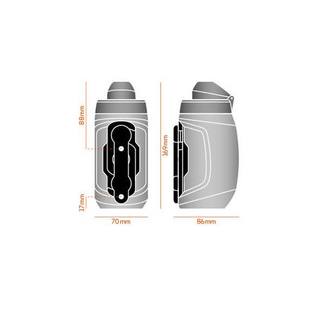 FIDLOCK Twist Bottle 450 + Bike Base Black