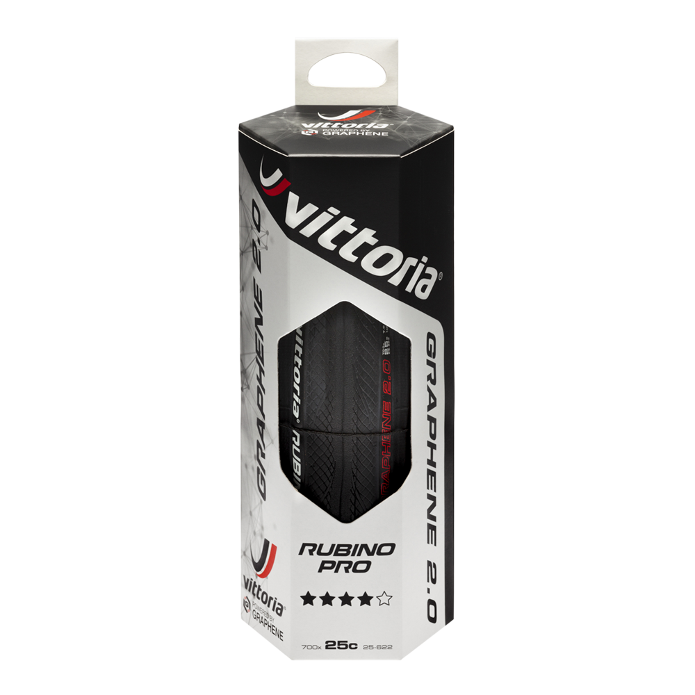 VITTORIA Rubino Pro IV 700x25c fold blk red blk G2.0 Tire