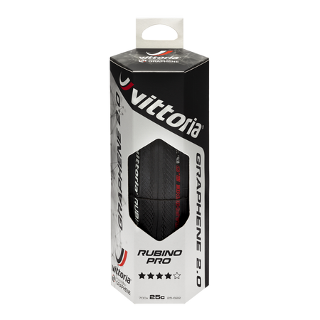 VITTORIA Rubino Pro IV 700x25c fold blk white blk G2.0 Tire