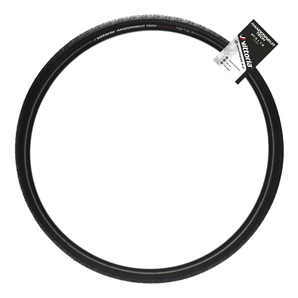 VITTORIA Randonneur Tech 27.5x1.75 rigid full black refl G2.0 Tire