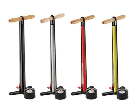 LEZYNE STEEL FLOOR DRIVE 3.5 - Yellow Floor Pump