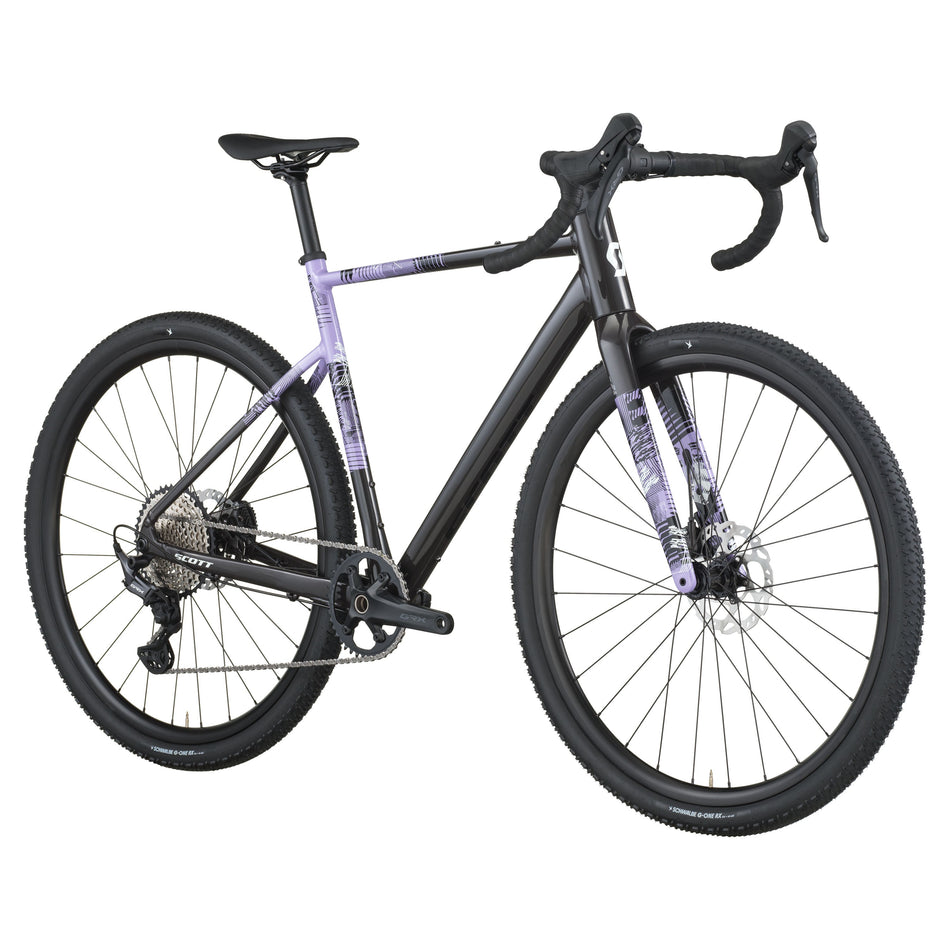 Гравел велосипед Scott Speedster Gravel 10 Black / Tulip Purple 2026 — изглед 2