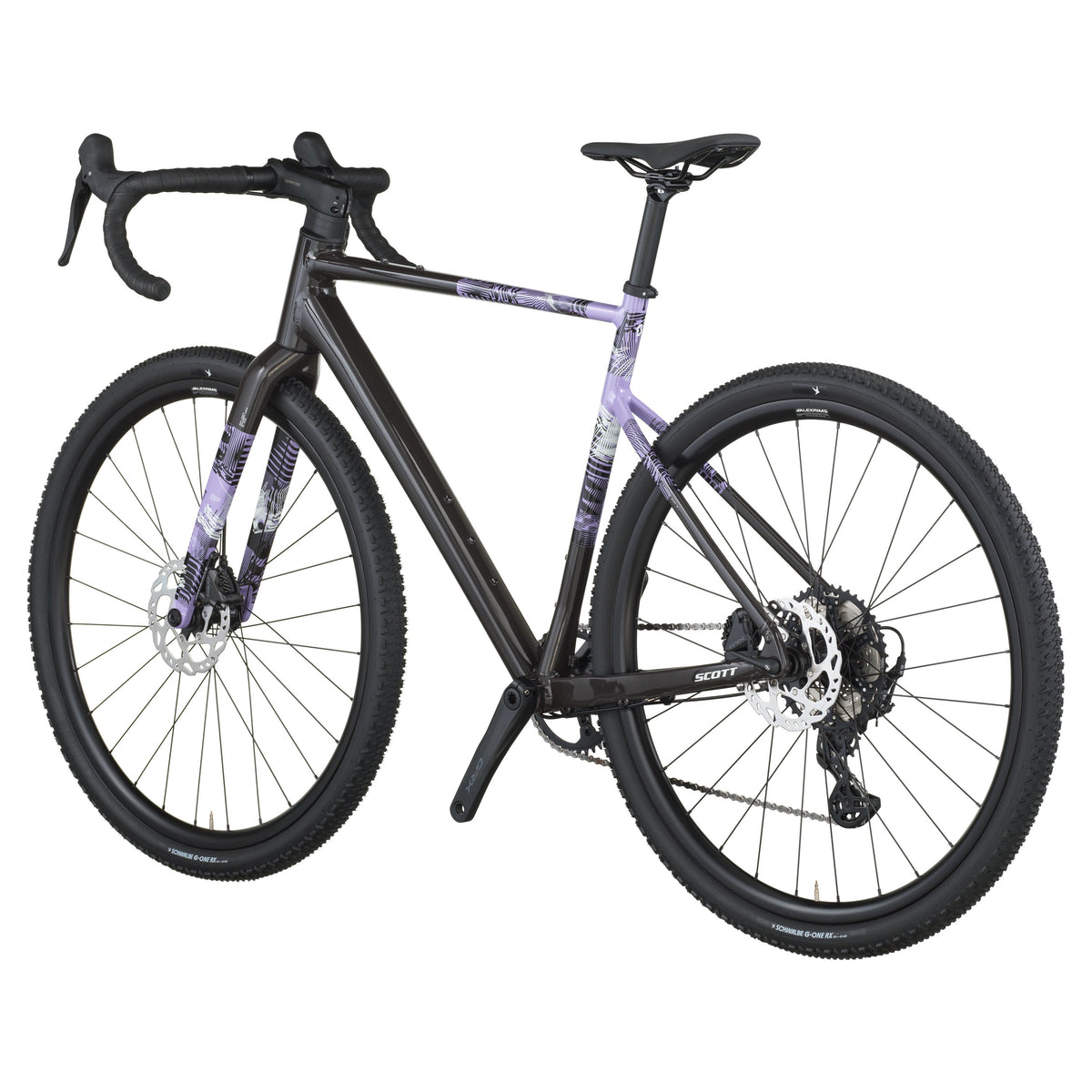 Гравел велосипед Scott Speedster Gravel 10 Black / Tulip Purple 2026 — изглед 3