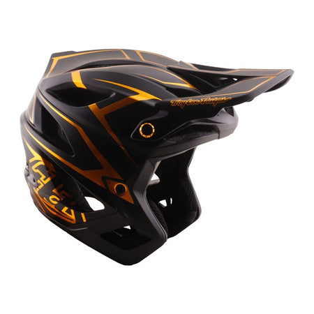 Full-face каска Troy Lee Designs Stage Stunt MIPS — Pinstripe — Black
