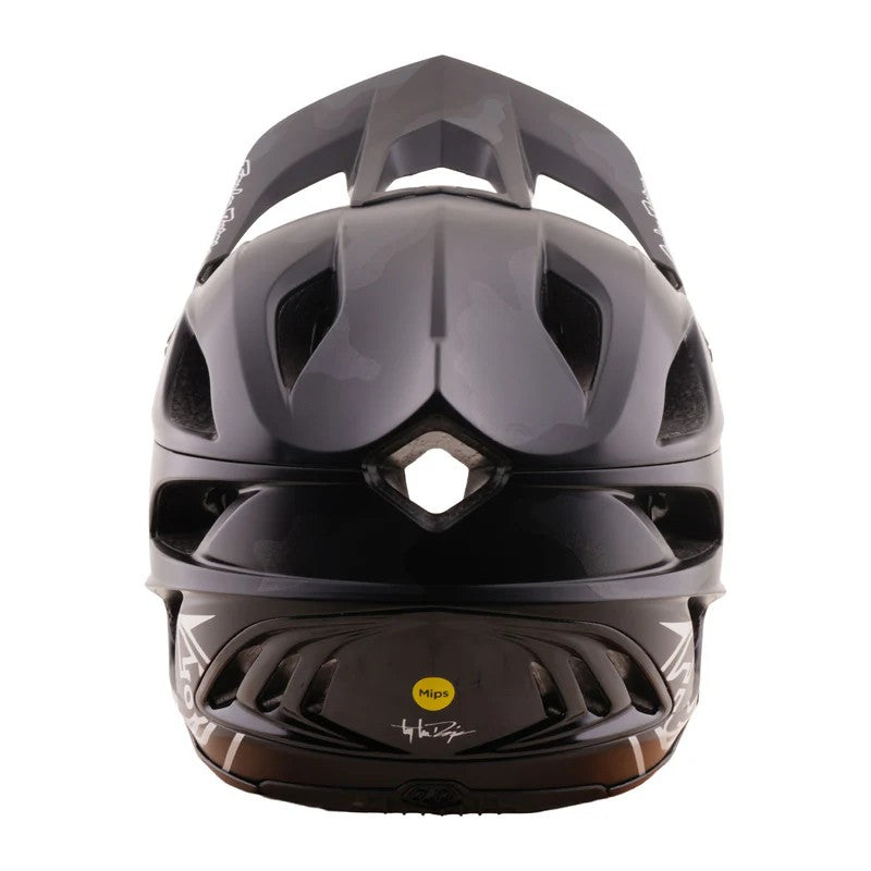Full-face каска Troy Lee Designs Stage Stunt MIPS — Split — Black Camo