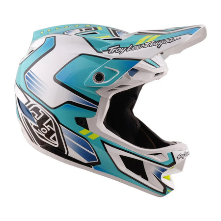 Full-face каска Troy Lee Designs D4 Composite MIPS — Crest — Real Teal