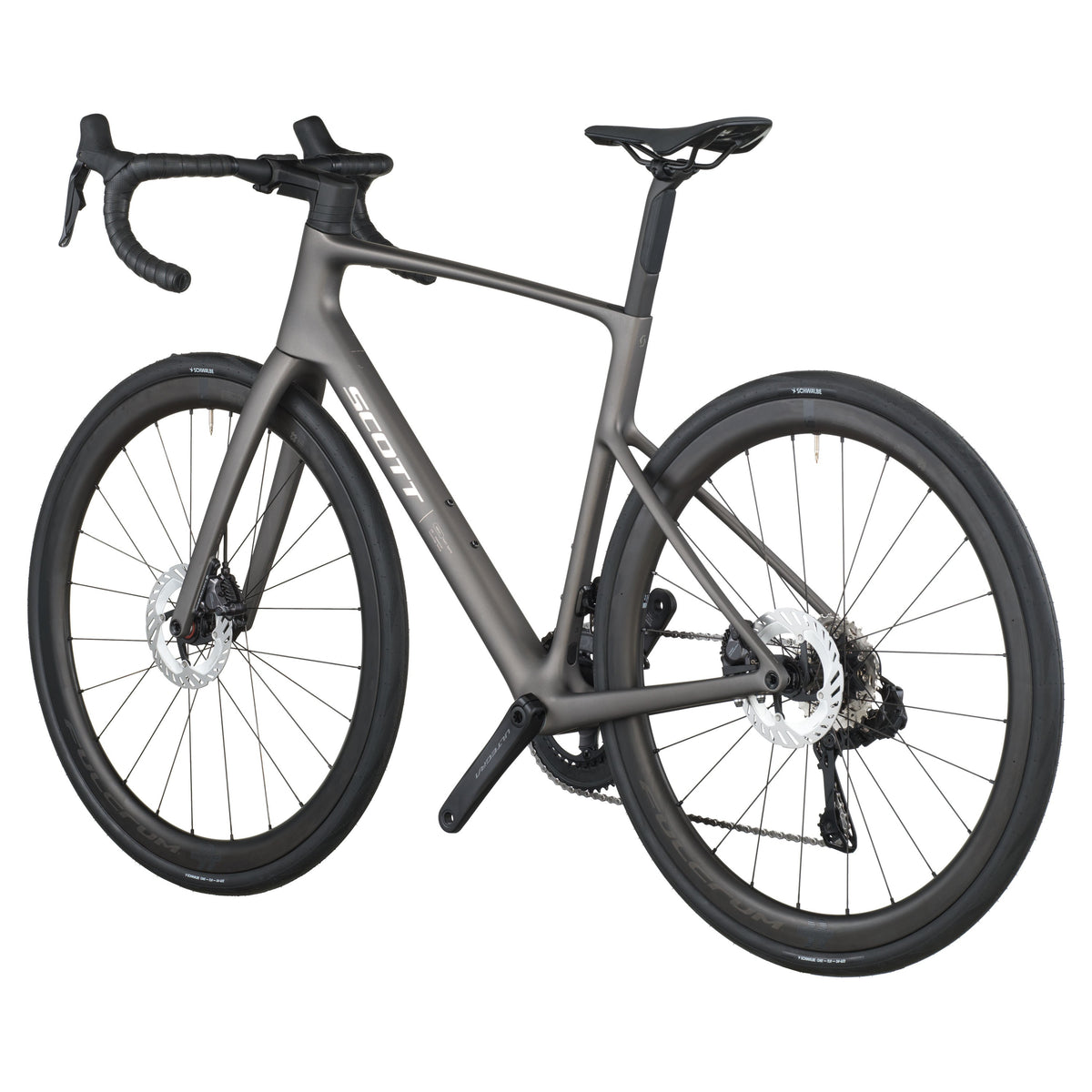Шосеен велосипед Scott Addict 20 Tungsten Grey 2026 — детайл