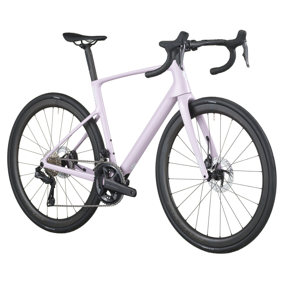 Шосеен велосипед Scott Addict 20 Violet Pink 2026 — детайл