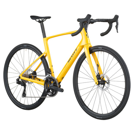 Шосеен велосипед Scott Addict 40 Vivid Yellow 2026 — детайл