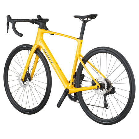 Шосеен велосипед Scott Addict 40 Vivid Yellow 2026 — детайл