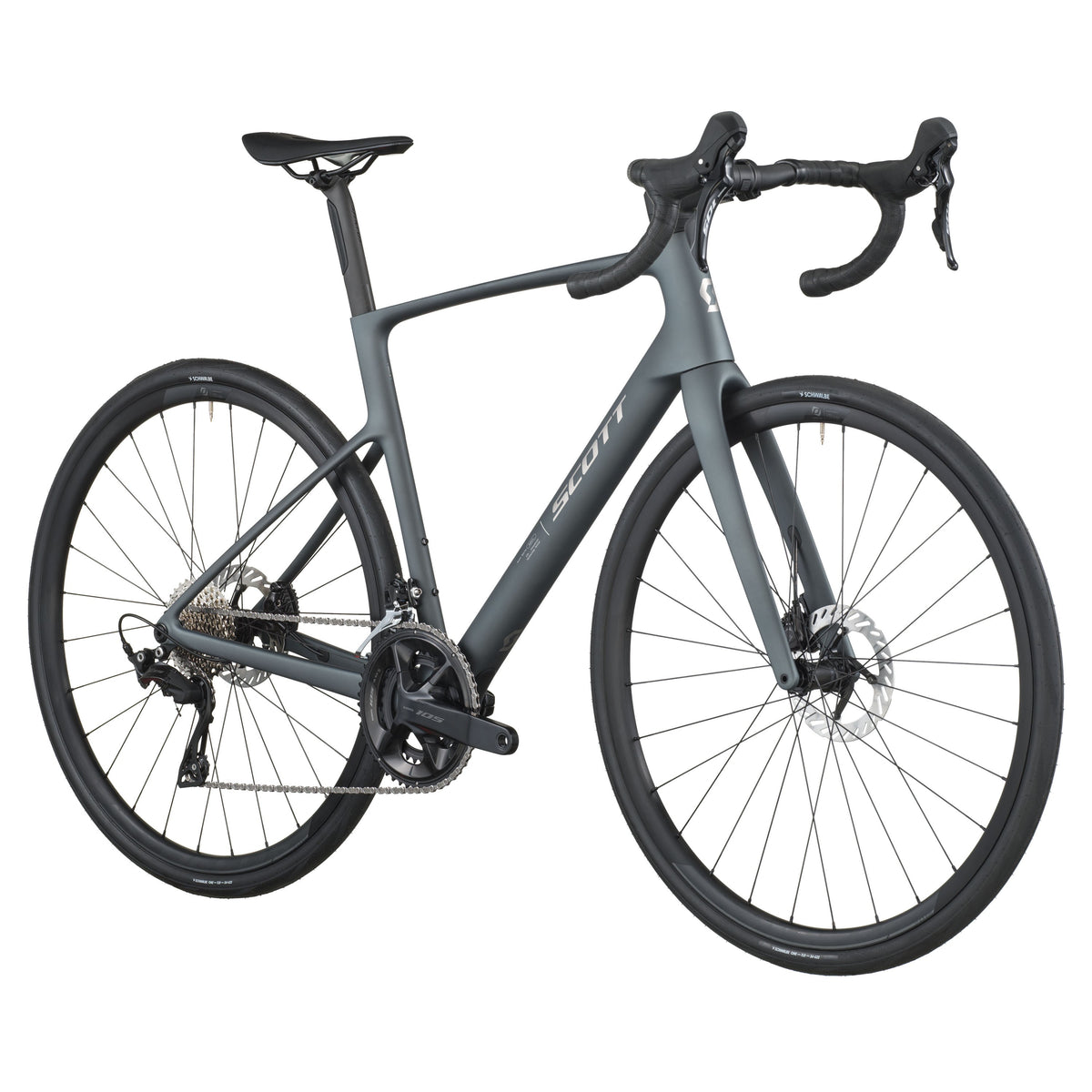 Шосеен велосипед Scott Addict 50 Carbon Grey 2026 — детайл