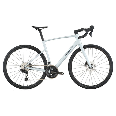 Шосеен велосипед Scott Addict 50 Cumulus White 2026 — общ изглед