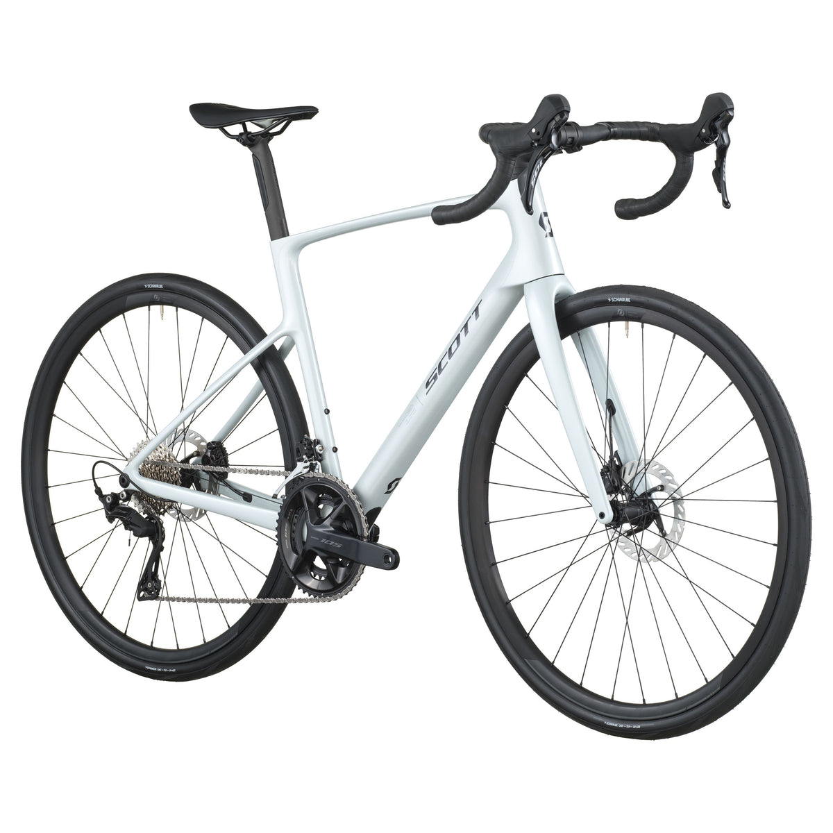 Шосеен велосипед Scott Addict 50 Cumulus White 2026 — детайл