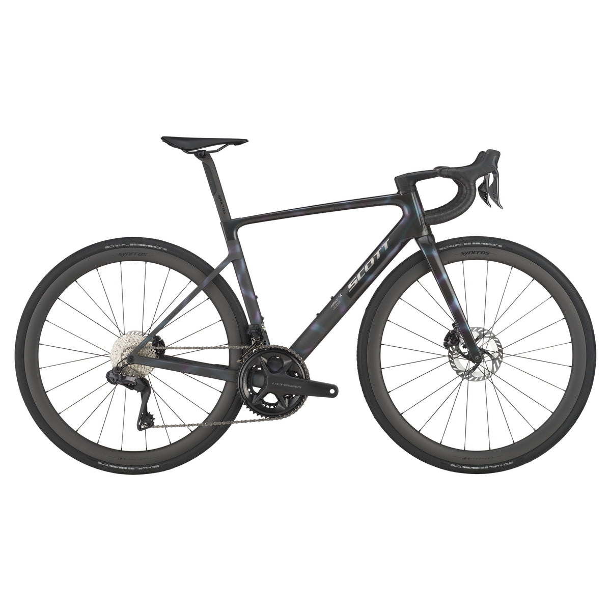 Шосеен велосипед Scott Addict RC 10 Sunbeam Black 2026 — общ изглед