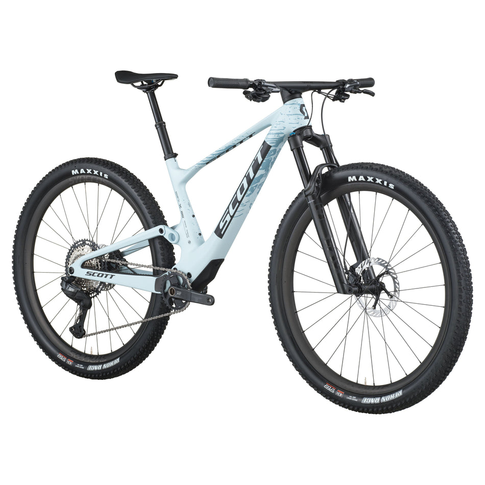Scott Spark RC Pro Azure White 2026 — изглед отзад