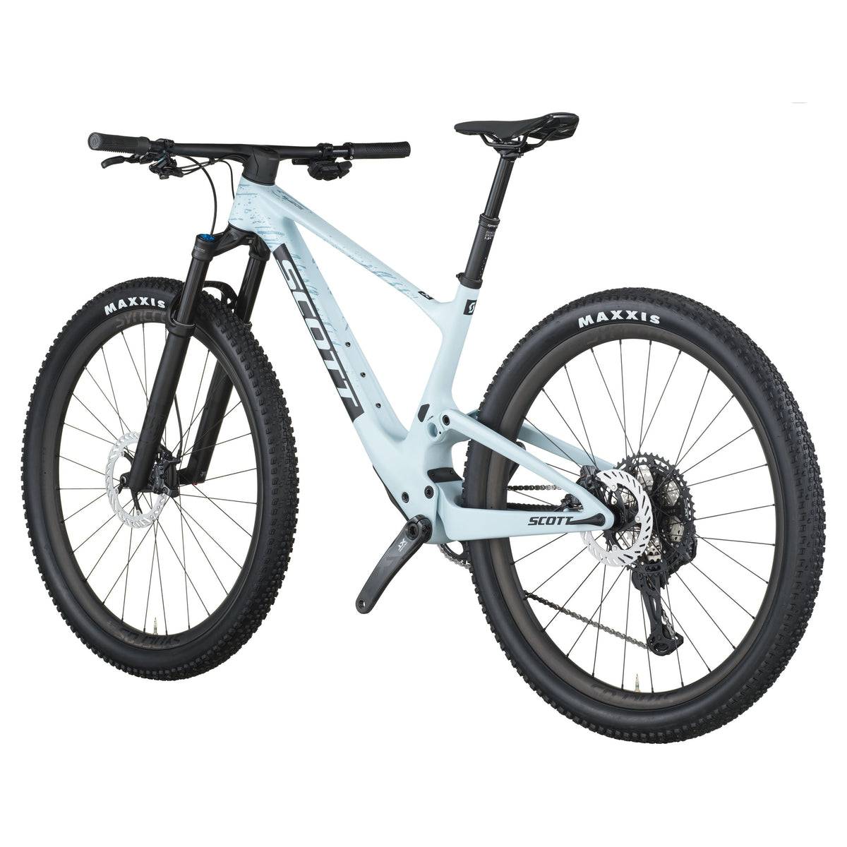 Scott Spark RC Pro Azure White 2026 — детайл на рамката