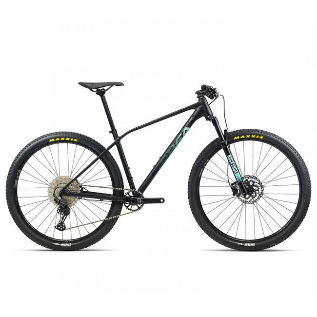 Планински велосипед ORBEA ALMA H50 L BLACK MATTE-ICE GREEN GLOSS
